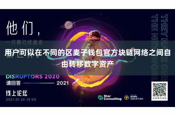 用户可以在不同的区麦子钱包官方块链网络之间自由转移数字资产