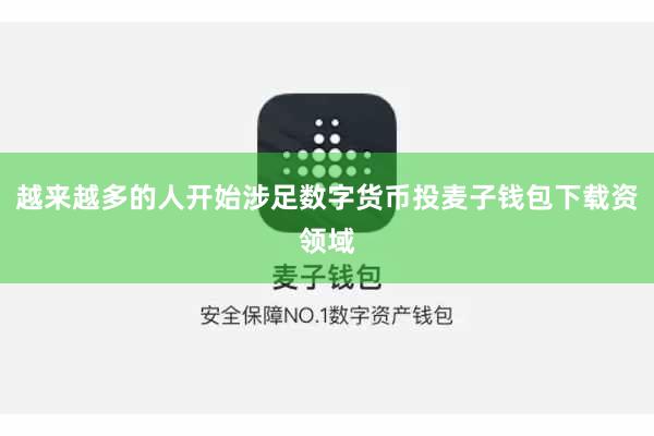 越来越多的人开始涉足数字货币投麦子钱包下载资领域