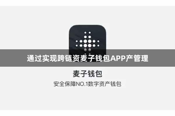 通过实现跨链资麦子钱包APP产管理