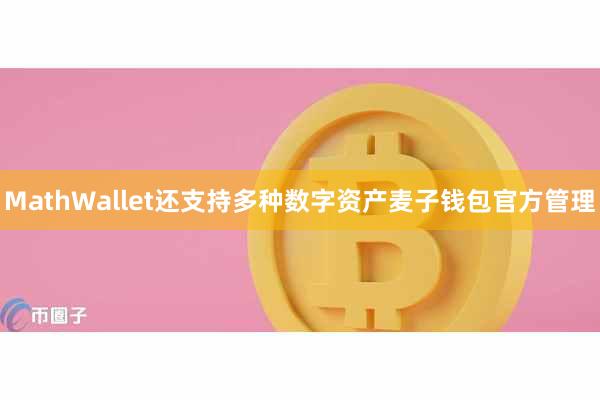 MathWallet还支持多种数字资产麦子钱包官方管理